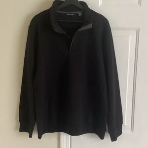 Tahari Men's Black Zip Up Sweater